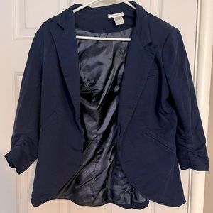 Esley Fitted navy blazer